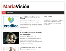Tablet Screenshot of mariavision.es
