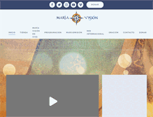 Tablet Screenshot of mariavision.com